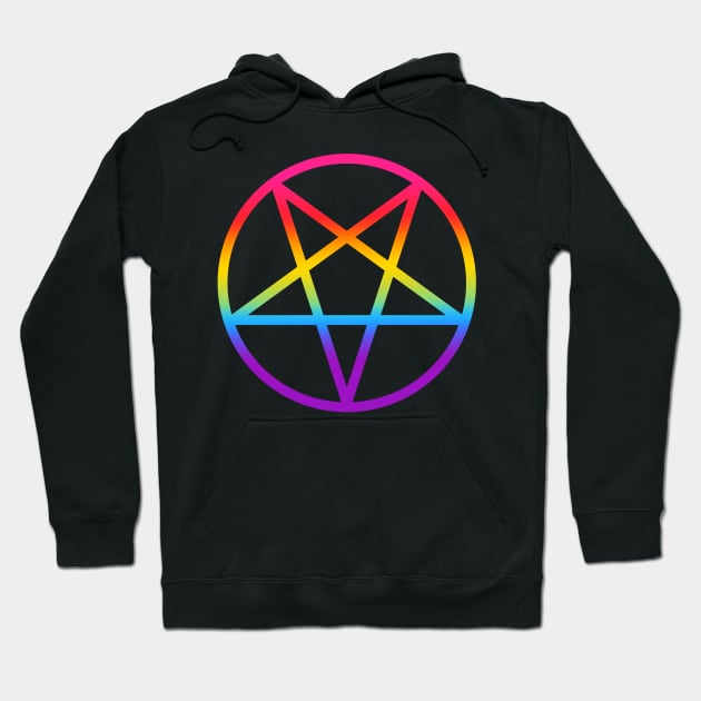 Pride Pentagram Hoodie by anomalyalice